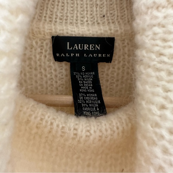 Lauren Ralph Lauren Mohair Blend Cowlneck Sweater - Picture 3 of 4